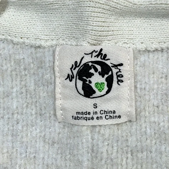 WE THE FREE EASTWOOD SWEATER OVERSIZE EXPOSED SEAM OATMEAL Free People Sz Small - Picture 7 of 12